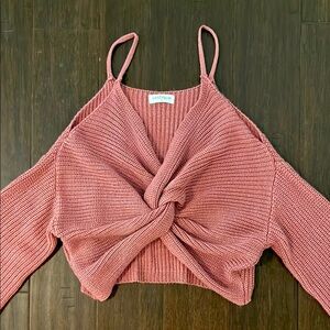 Vestique Off Shoulder, Wrap Crop Top- Size S